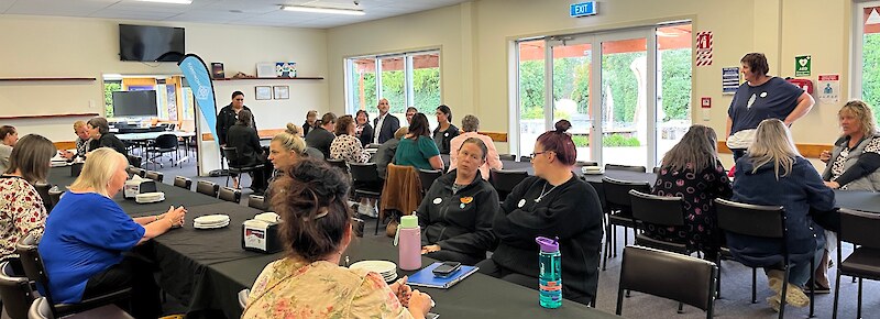 The hui provided a great opportunity for the many social service providers in our rohe to connect and share their insights.